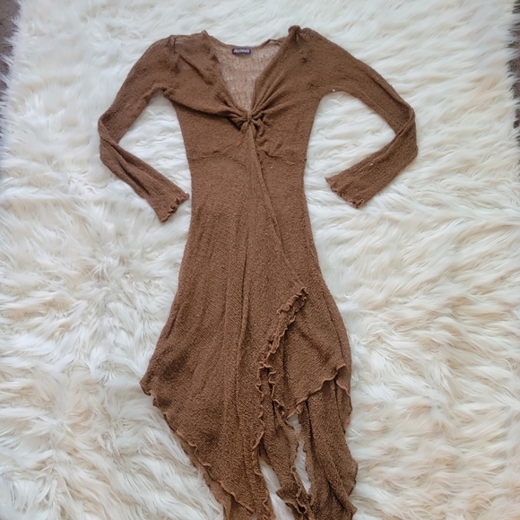 HILLTRIBE Mesh Flowy Hippie Dress - Picture 1 of 5